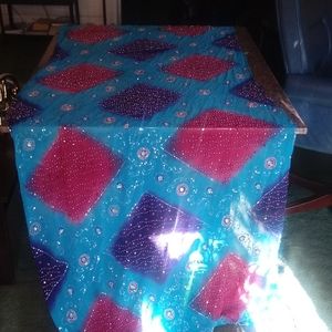 Heavily beaded vintage Indian shawl